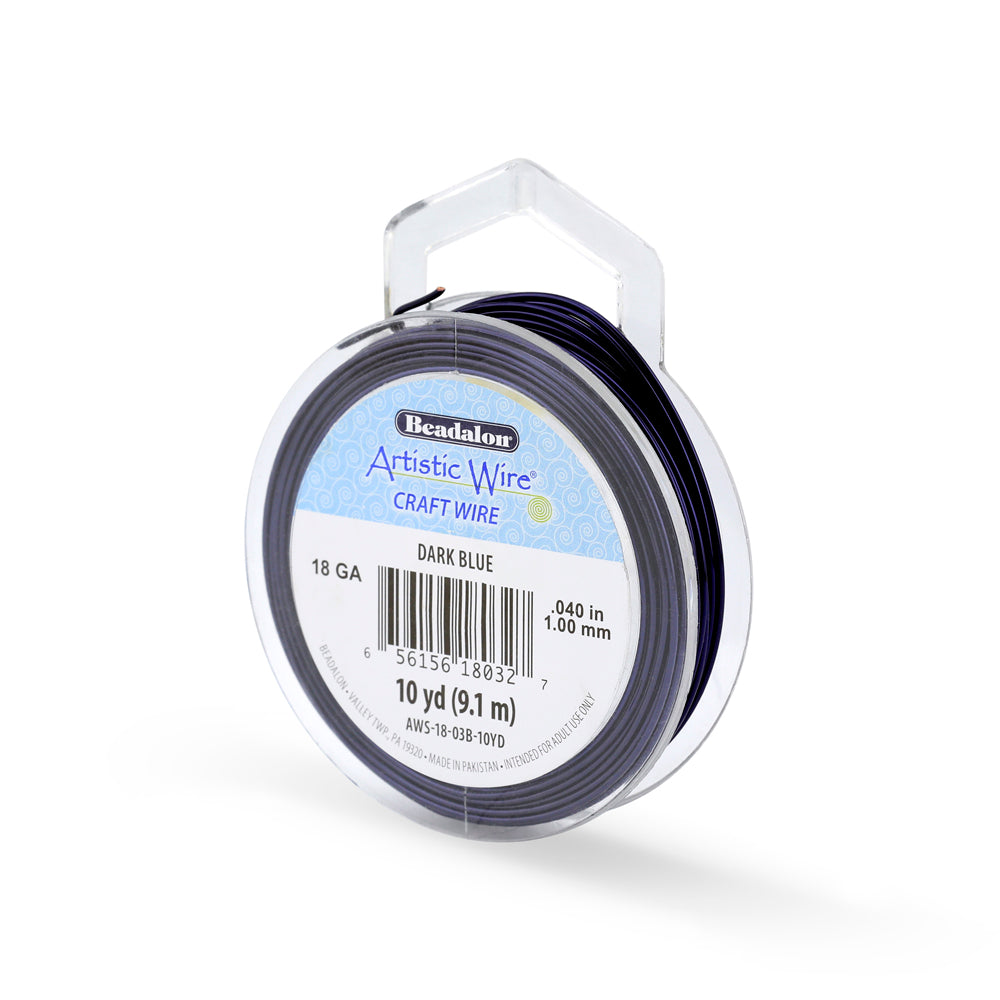 Beadalon Artisticwire Dark Blue Wire 18-28 Gaugue Craft Wire
