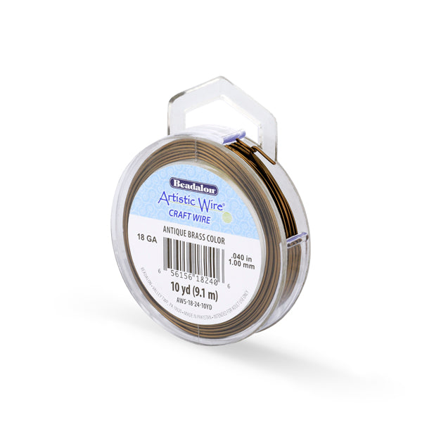 Beadalon Artisticwire Antique Brass Wire 18-28 Gauge Craft Wire