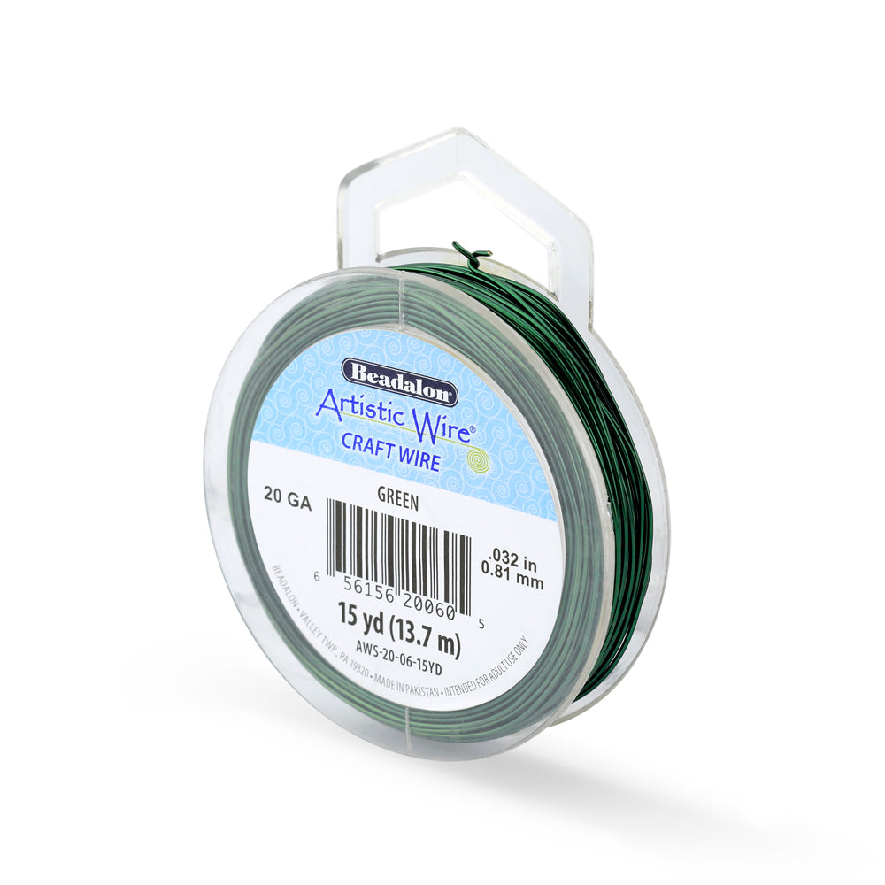 Beadalon Artisticwire Dark Green 20-22 Gaugue Craft Wire