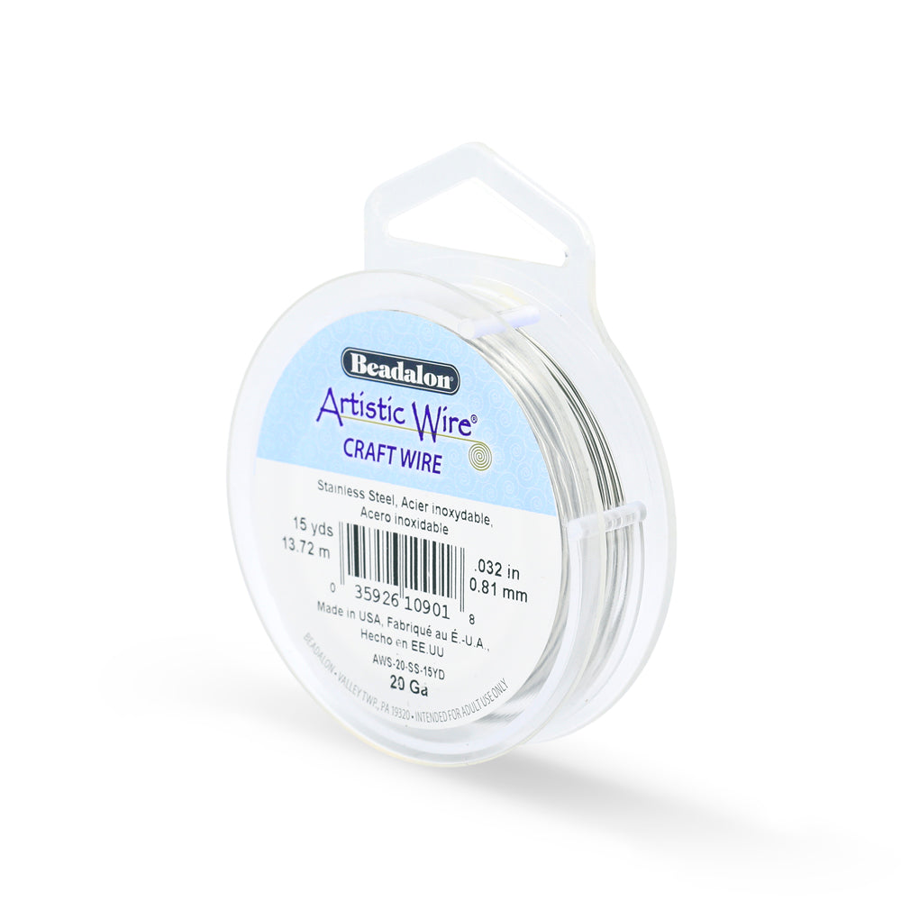 Beadalon Artisticwire Stainless Steel 20-24 Gaugue Craft Wire
