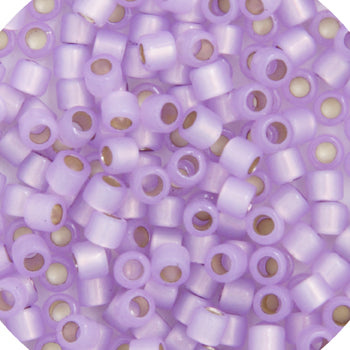 Miyuki Delica 11/0 5.2g Vial Lilac Alabaster Opal Silver Lined