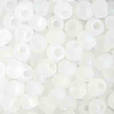 Czech Seed Bead 2/0 22g Vial Transparent CRYSTAL AB MATT