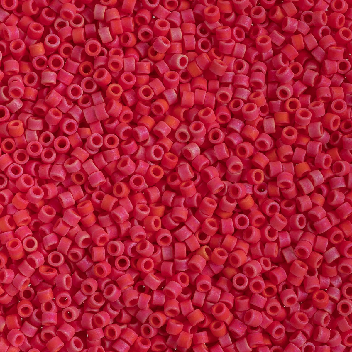 Delica Bead 11/0  Red Opaque  Matte