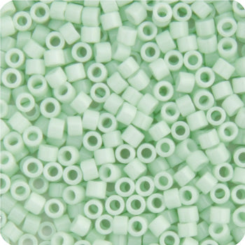 Miyuki Delica 11/0 5.2g Vial Light Green Mint Opaque