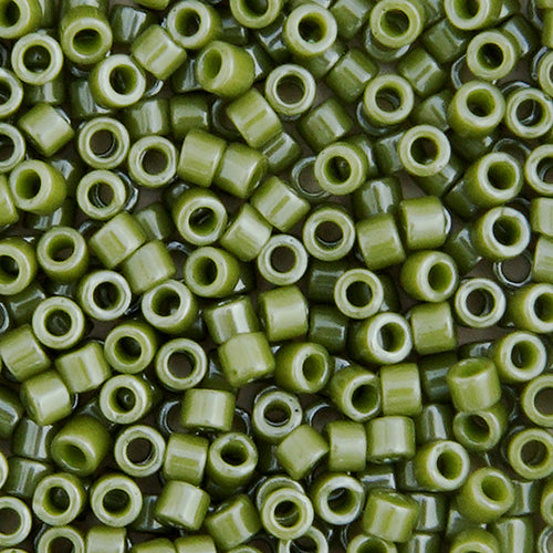 Miyuki Delica 11/0 5.2g Vial Pale Green Lime Opaque Glazed