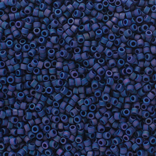 Delica Bead 11/0 FRGL Blue Indigo Matte AB