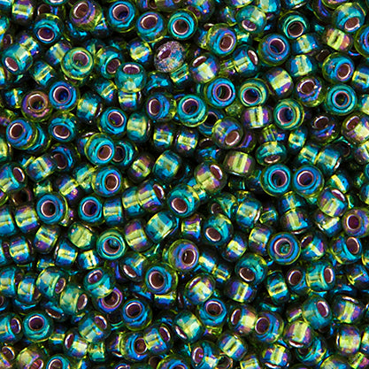 Miyuki Seed Beads 11/0 Olive Silver Lined AB