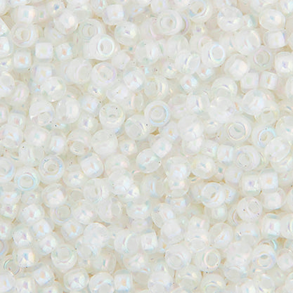 Miyuki Seed Beads 11/0 White AB Lined