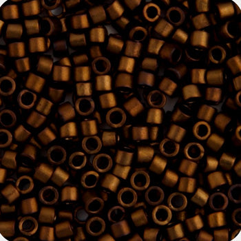 Delica Bead 11/0  BronzeAB Matt MetallicGold Luster