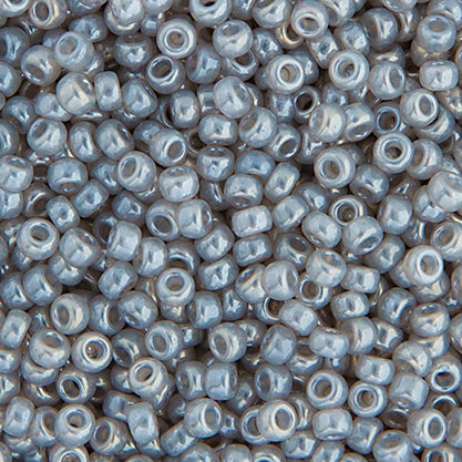 Miyuki Seed Beads 8/0 Silver Grey Ceylon