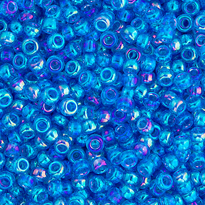 Miyuki Seed Beads 11/0 Blue Azure Transparent  AB