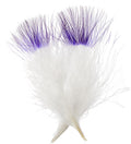 Marabou Feathers 4-6in Wht/Purple