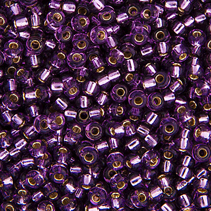 Miyuki Seed Beads 15/0 Amethyst Silver Lined