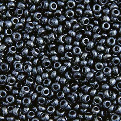 Czech Seed Bead 10/0 Metallic  GUNMETAL 22g Vial
