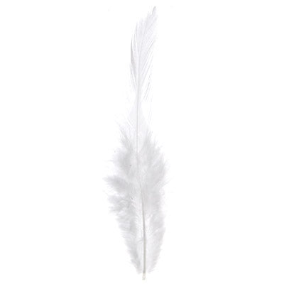Saddle Hackles White