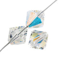 Preciosa Czech Crystal AB Bicone 4mm