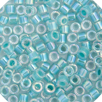 Delica Bead 11/0  Dark Aqua AB Lined