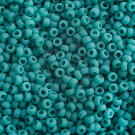 Miyuki Seed Beads 6/0 Turquoise Green Opaque Matte