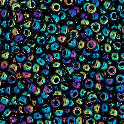 Miyuki Seed Beads 15/0 Variegated Iris Metallic