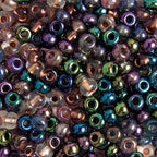 Czech Seed Bead 2/0 22g Vial  Metallic IRIDESCENT ASSORTED