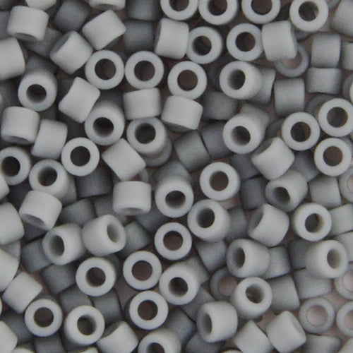 Delica Bead 11/0  Grey Opaque