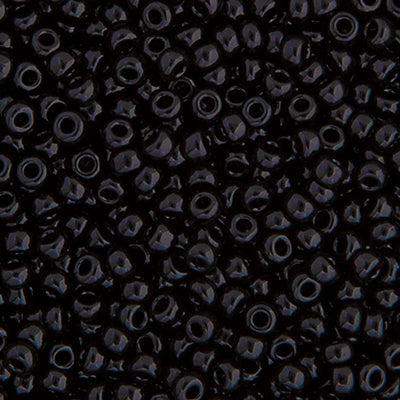 Miyuki Seed Beads 11/0 Black Opaque