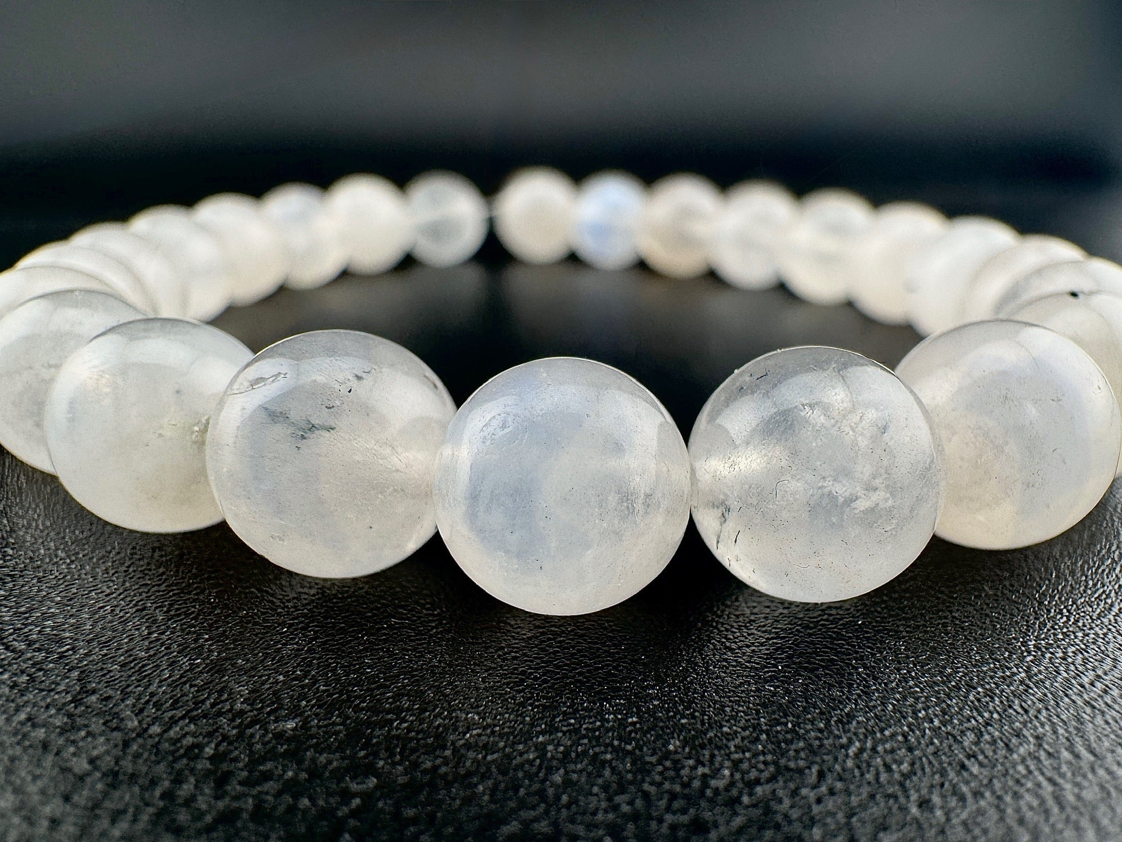 Rainbow Moonstone Bracelet Available in 6mm, 8mm Sizes