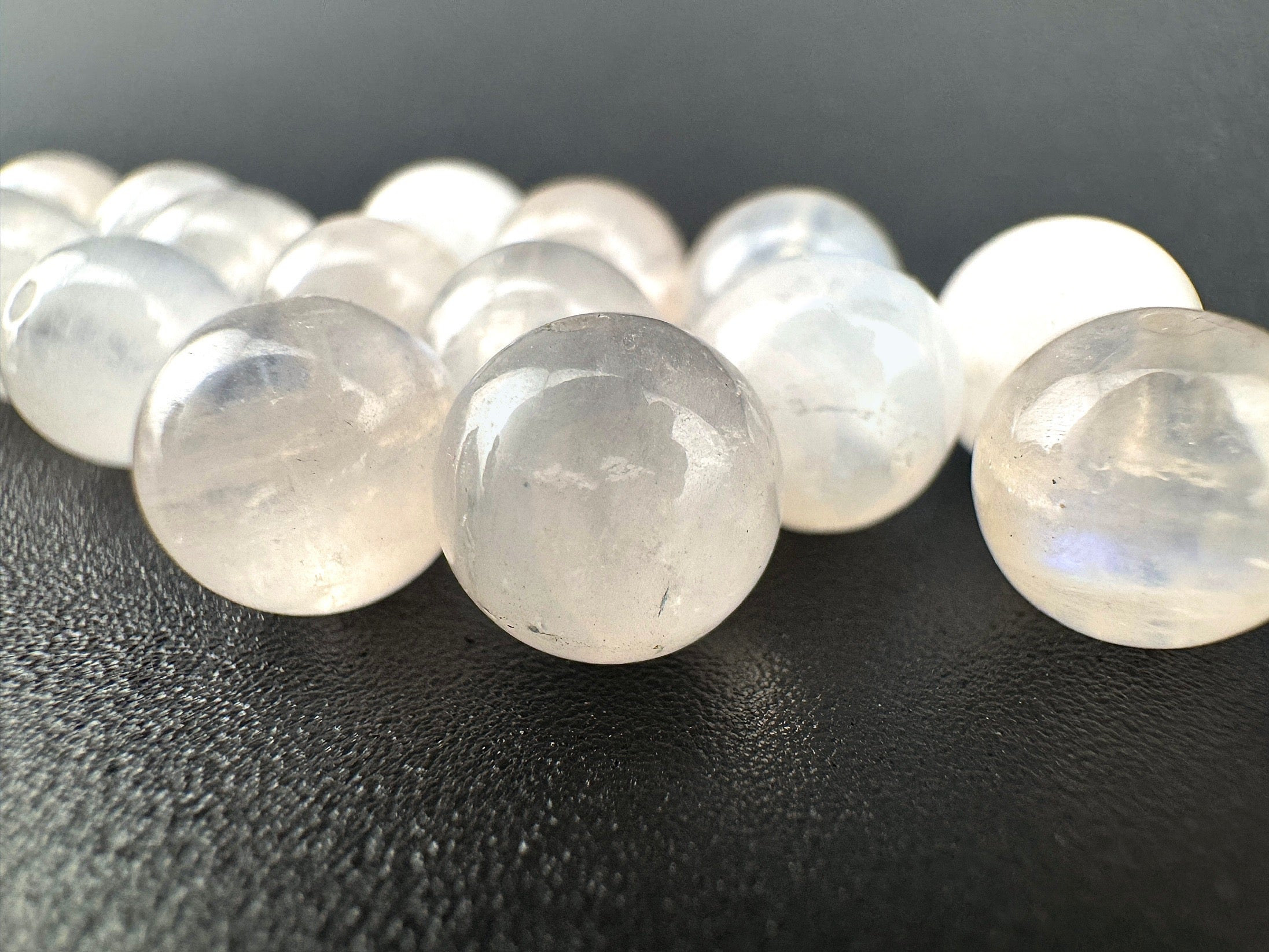 Rainbow Moonstone Bracelet Available in 6mm, 8mm Sizes