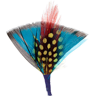 HAT TRIM FEATHER FAN SHAPE 7cm