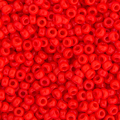 Miyuki Seed Beads 8/0 Red Vermillion Opaque