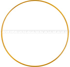 Metal Rings 16in (40.7cm) Brass 10pcs