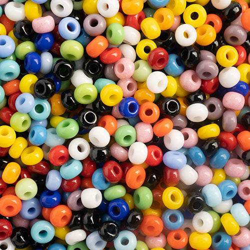 Czech Seed Bead 10/0 Opaque ASSORTED 22g Vial