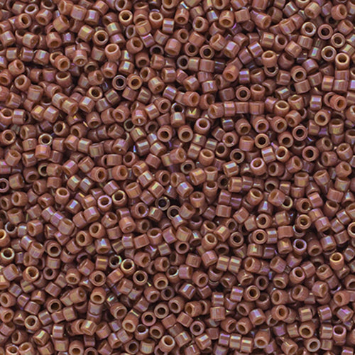 Delica Bead 11/0 Opaque  Glazed Dark Rose AB