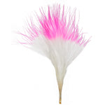 Marabou Feathers4-6in Wht/Hot Pink