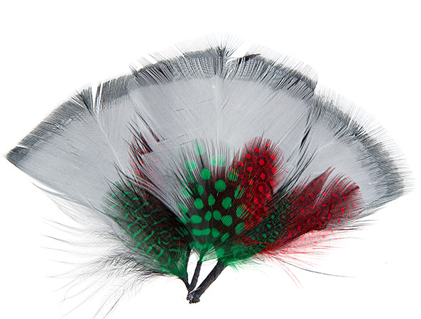 HAT TRIMS FEATHER FAN SHAPE 7CM