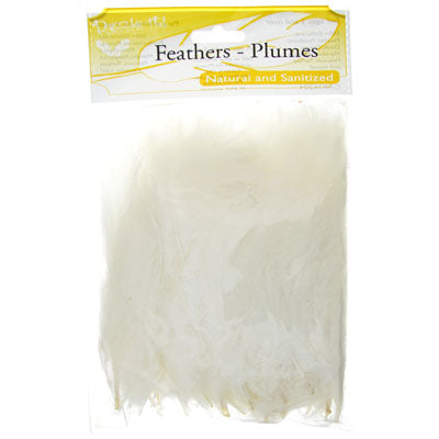 Marabou Feathers 4-6in White
