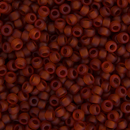 Miyuki Seed Beads 15/0 Dark Topaz Transparent  Matte