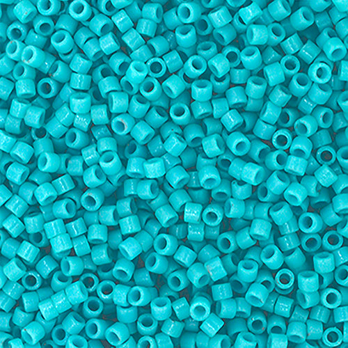 Delica Bead 11/0 Duracoat Opaque  Turquoise Blue