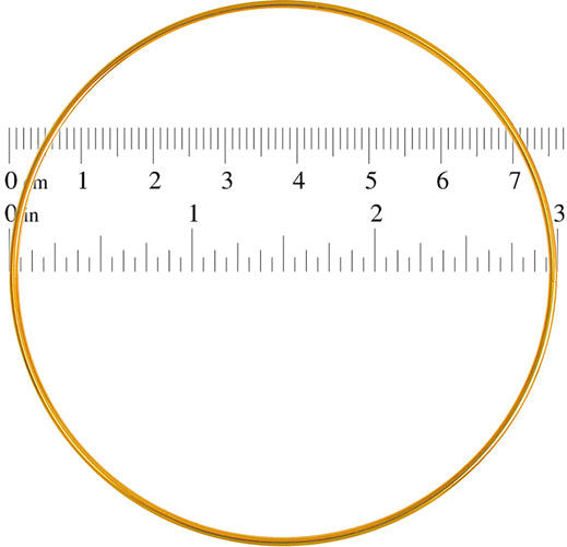 Metal Rings 3in (76mm) Brass 100pcs