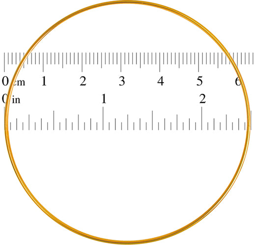 Metal Rings 2.5in (63mm) Brass 100pcs