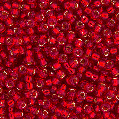 Miyuki Seed Beads 11/0 Ruby Silver Lined