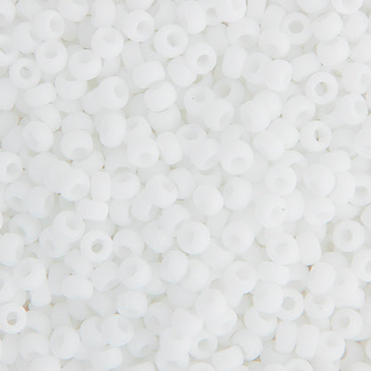 Miyuki Seed Beads 6/0 Chalk White Opaque Matte