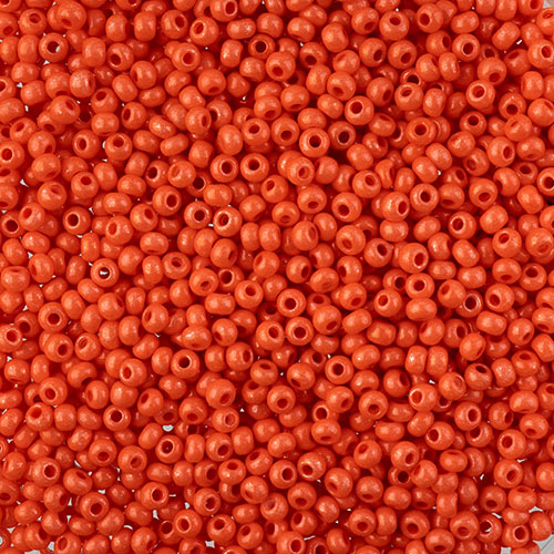 Czech Seedbead 10/0 Terra Intensive Orange
