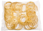 Metal Rings 2in (51mm) Brass 100pcs