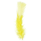 Marabou Feathers 4-6in Yellow