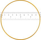 Metal Rings 4in (10.2cm) Brass 100pcs