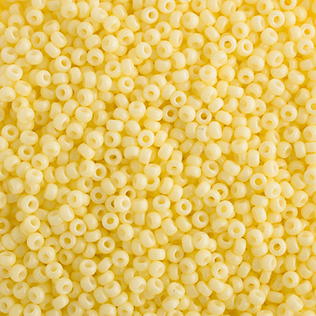 Miyuki Seed Beads 11/0 Lemon Silk Opaque Duracoat