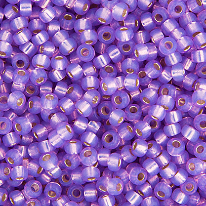 Miyuki Seed Beads 6/0 Lilac Silver Lined Opal Alabaster