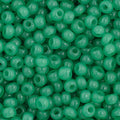 Czech Seed Bead 11/0 22g Vial Opaque Oily Green