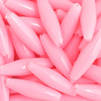 Spaghetti 19x6mm Opaque Pink